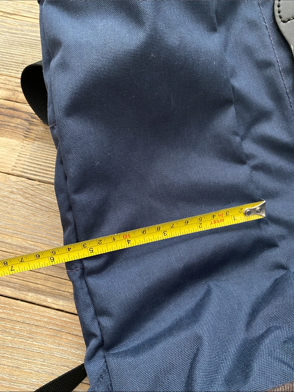Filson Alaska Outfitters Blue/Brown Drawstring Backpack. - Picture 13 of 13